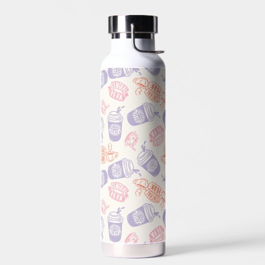 Bouteille D'eau AMIS™ | Pastel Central Perk Motif (Gauche)