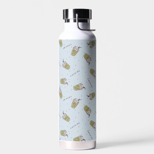 Bouteille D'eau AMIS™ | Polka Dot Central Perk Motif (Gauche)
