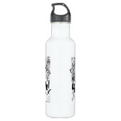 Bouteille D'eau AMIS™ | Tête de Turquie de Thanksgiving Monica (Dos)