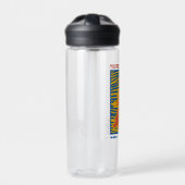 Bouteille D'eau AMIS™ | Vous êtes mon homard vibrant graphique (Extérieur)