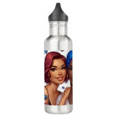 Bouteille D'eau Amitié et mots (Gauche)