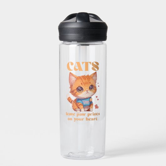 Bouteille D'eau amour de mignon chaton (Extérieur)
