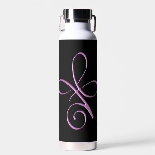 Bouteille D'eau Amour inconditionnel rose (Avant)