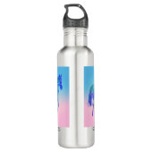 Bouteille D'eau amoureux de cheval cadeau WATER BOTTLE (Dos)