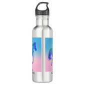 Bouteille D'eau amoureux de cheval cadeau WATER BOTTLE (Devant)