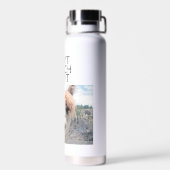 Bouteille D'eau Amusant Alpaca Llama Ne touche pas I Spit Liquor (Arrière)