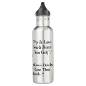Bouteille D'eau Amusant Bowles De Pelouse Contre Golf Design, Bout (Droite)