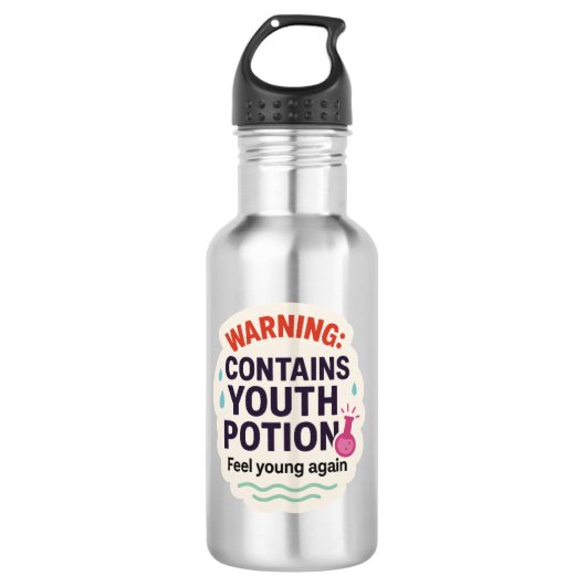 Bouteille D'eau Amusante conception magique d'Elixir (Devant)