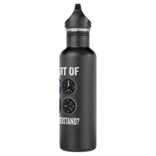 Bouteille D'eau Amusante Conception Pilote Pour Hommes Femmes Avio (Droite)