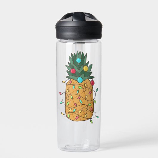 Bouteille D'eau Ananas de Noël tropical (Extérieur)