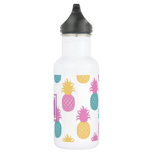 Bouteille D'eau Ananas doux monogrammé (Droite)