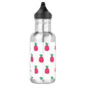 Bouteille D'eau Ananas rose blanc Motif chic (Droite)