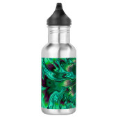 Bouteille D'eau ANDREW ~ Tons vert et pourpre ~ (Droite)