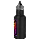 Bouteille d'eau Angel en verre tendu (Droite)