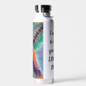 Bouteille D'eau Angel message water bottle with original art (Gauche)