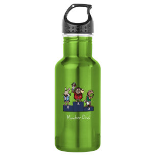 Bouteille D'eau Animaux des Bois Numéro Un ! Podium de Cadeau Art