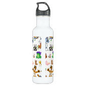 Bouteille D'eau Animaux heureux (Dos)