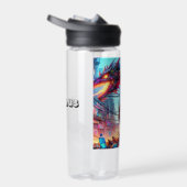 Bouteille D'eau Anime Boy et Dragon dans un monde dystopique (Droite)