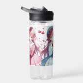 Bouteille D'eau Anime coeur Saint Valentin (Droite)