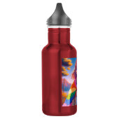 Bouteille D'eau Anime Girl avec LGBTQIA+ Cape (Gauche)