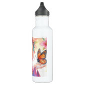 Bouteille D'eau Anime Girl tenant un papillon (Droite)