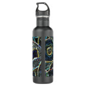 Bouteille D'eau Anneaux de Neon (Dos)