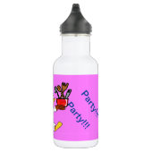 Bouteille D'eau Anniversaire de la dinde de chef rose (Droite)
