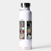 Bouteille D'eau Anniversaire de mariage personnalisé moderne 9 pho (Plage)