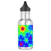 Bouteille D'eau ANTHEA ~ bleu rose jaune vert ~ (Gauche)