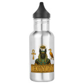 Bouteille D'eau Anubis & Thoth | Egyptian Symbols - Water Bottle (Gauche)