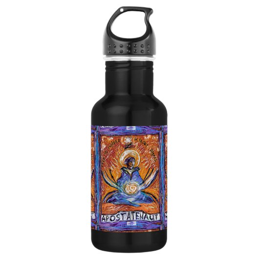 Bouteille D'eau Apostatenaut - explorer sans dogmes (Devant)