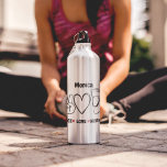 Bouteille D'eau Appréciation de l'amour pour la paix<br><div class="desc">Un design si simple,  Peace Love Nursing avec les symboles pour la paix signe,  un coeur et un stéthoscope. Montrez à votre infirmière ou à votre gardienne préférée combien vous appréciez leurs services infatigables avec cette bouteille d'eau personnalisée.</div>