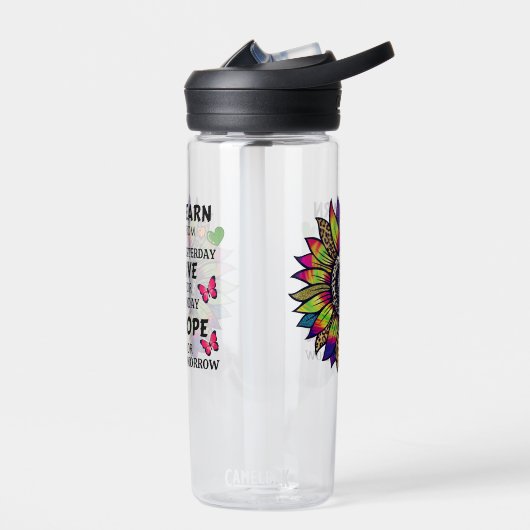 Bouteille D'eau Apprendre Moderne À Partir Des Citations Hier Nom (Gauche)