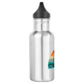 Bouteille D'eau Apprenez À Aimer Le Grind Running Retro (Gauche)