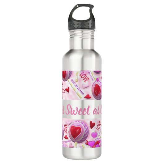 Bouteille D'eau Appuyer sur mes boutons (Devant)