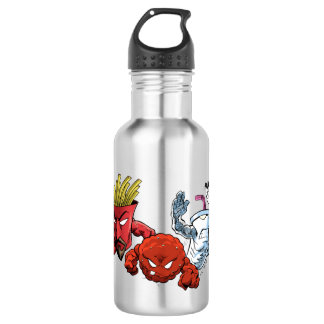 Bouteille D'eau Aqua Ado Force de la faim Anime Graphisme