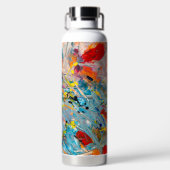 Bouteille D'eau Aqua Fusion : l'élégance Abstraite" ? (Plage)