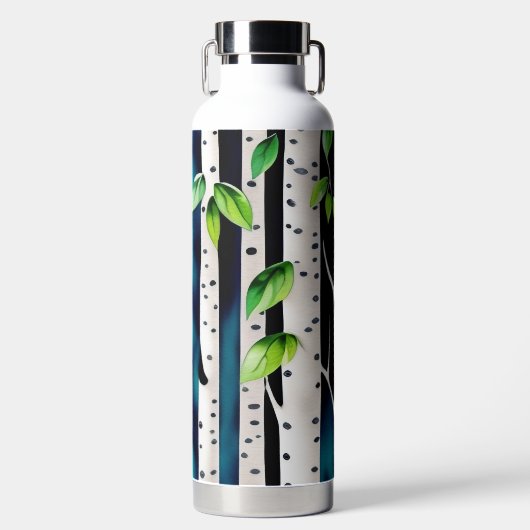 Bouteille D'eau Aquarelle Aspen Trees (Avant)