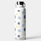 Bouteille D'eau Aquarelle Blue Space Planet Motif (Plage)