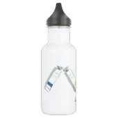 Bouteille D'eau Aquarelle couleur mignonne Peinture Tubes Bouteill (Gauche)