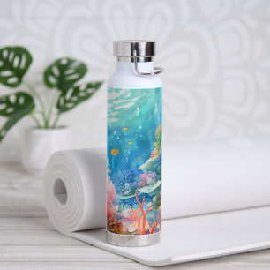 Bouteille D'eau Aquarelle de la Grande barrière de corail