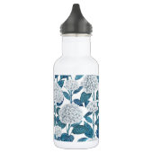 Bouteille D'eau Aquarelle d'hydrangée blanche (Gauche)