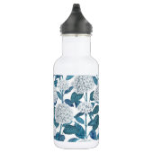 Bouteille D'eau Aquarelle d'hydrangée blanche (Droite)