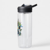 Bouteille D'eau Aquarelle Empreinte de patte Boho (Gauche)