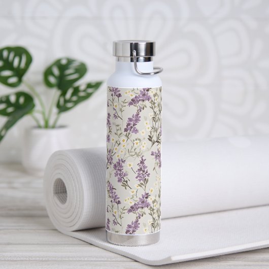 Bouteille D'eau Aquarelle Lilacs Design (Yoga)