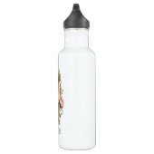 Bouteille D'eau Aquarelle mignonne Sloth & Feuilles tropicaux (Droite)