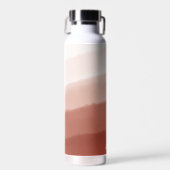 Bouteille D'eau Aquarelle Monogramme Classique Ombre de rouille de (Avant)