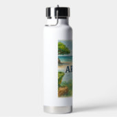 Bouteille D'eau Aquarelle multivue d'Aruba (Évier)