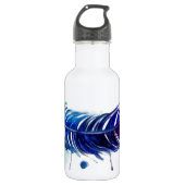 Bouteille D'eau Aquarelle Peinte (Devant)
