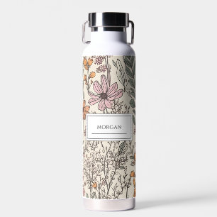 Bouteille D'eau Aquarelle personnalisée d'été